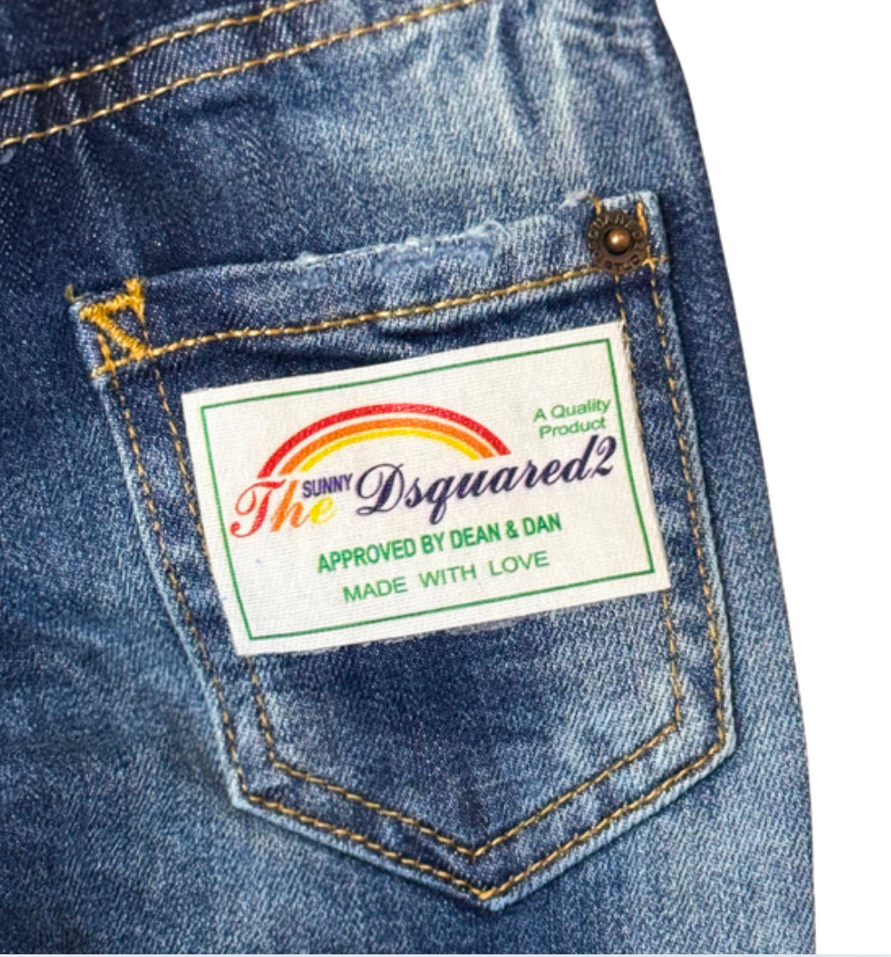 Dsquared Broek Blauw Sun