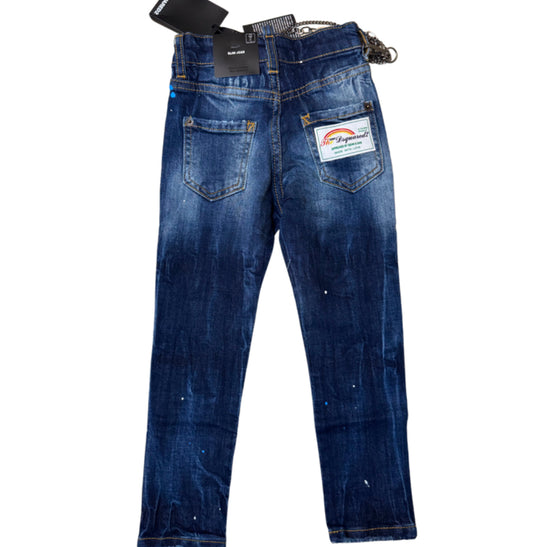 Dsquared Broek Blauw Sun